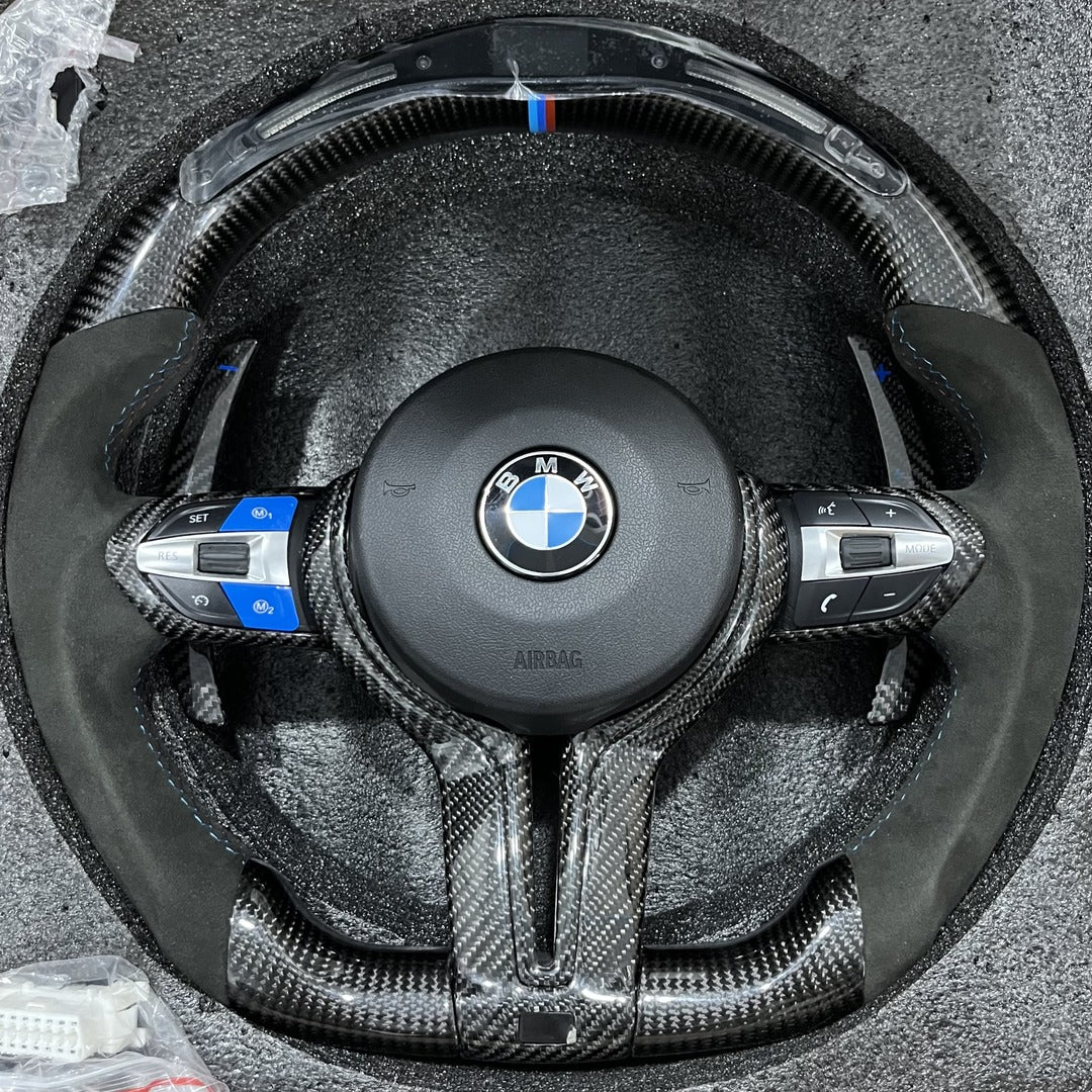 ΤΙΜΟΝΙ BMW E92-ΣΕΙΡΑ F-ΣΕΙΡΑ Μ FULL CARBON [ΜΕ ΑΕΡΟΣΑΚΟ ΚΑΙ LED]